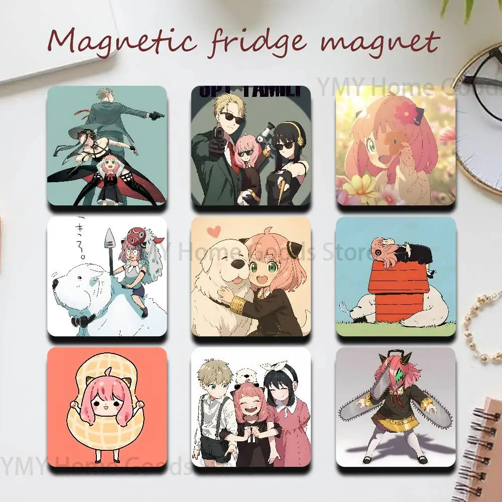 Anime Damian Bond Loid Anya Yor Refrigerator Magnets the Perfect Choice for Home Create Warm Cozy Home Decor Gifts