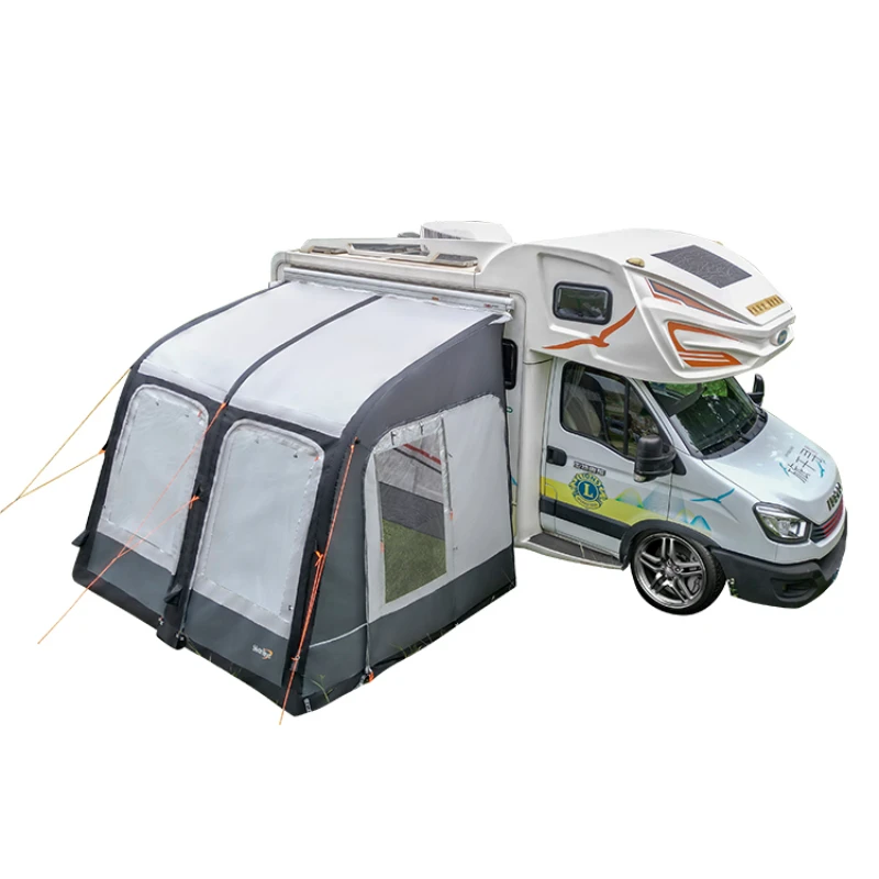 

RV Side Tent RV Camping Trailer RV Inflatable Side Tent 3-4 People One Bedroom Rainproof Shade