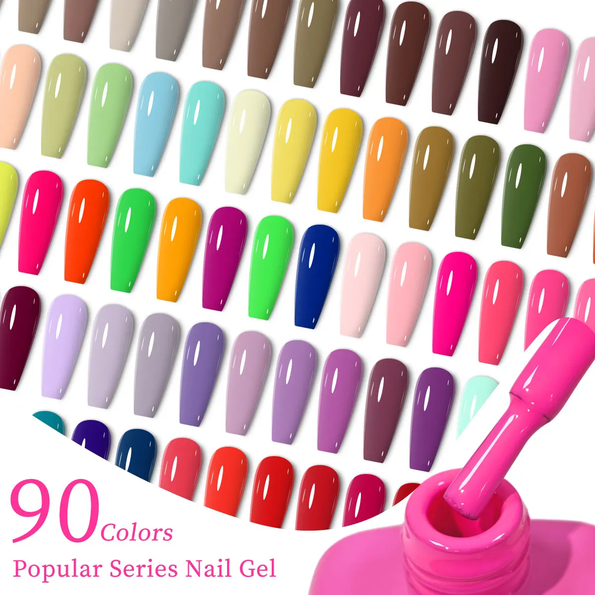 Single-use 15ml Gel Nail Polish, Convenient for Home or Salon Manicures, Easy to Remove.