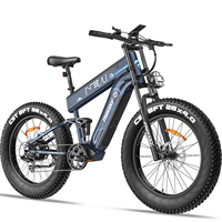 Freesky M520 Adult E-bike 48V41Ah Battery Electric Bike,1200W Motor Electric Bicycle, 26-Inch Fat Tire E-Mountain Bike 