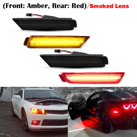 2/4 Шт. Светодиодные Боковые Габаритные Огни Для Chevrolet Camaro 2010-2015