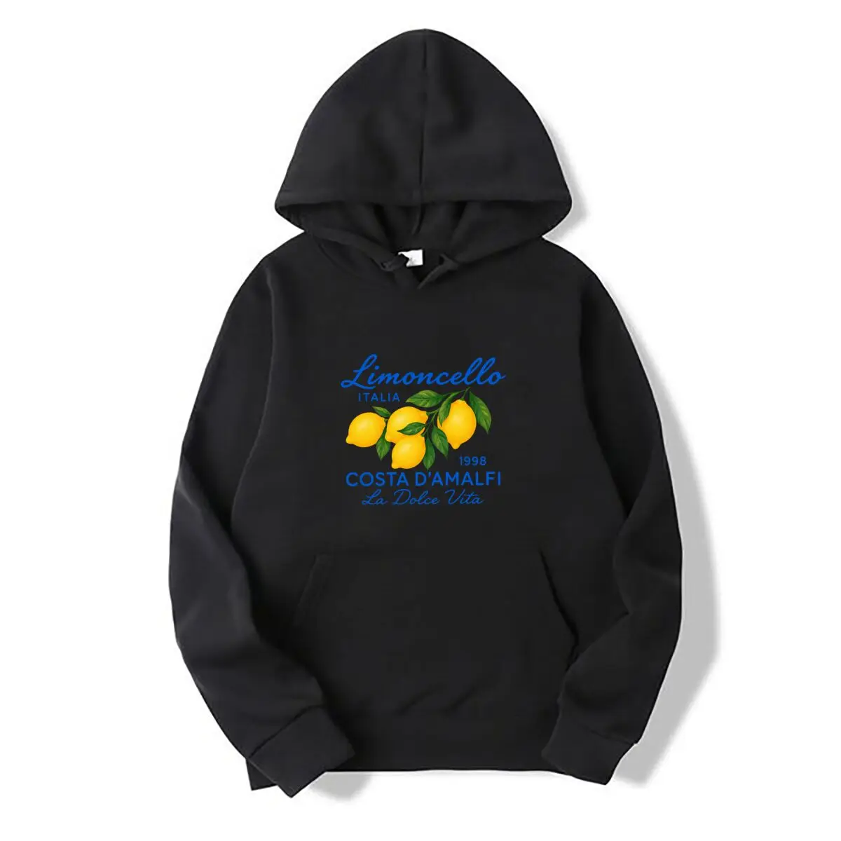 Limoncello Italia 1998 Costa Damalfi La Dolce Vita Lemons Autumn and winter new men's and women's hooded sweatshirts
