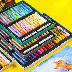 Soft Pastels For Artist Professional Chalk Oil Painting Stick Set Heavy Color Children Graffiti Art Supplies 16/24/36/48 Colors