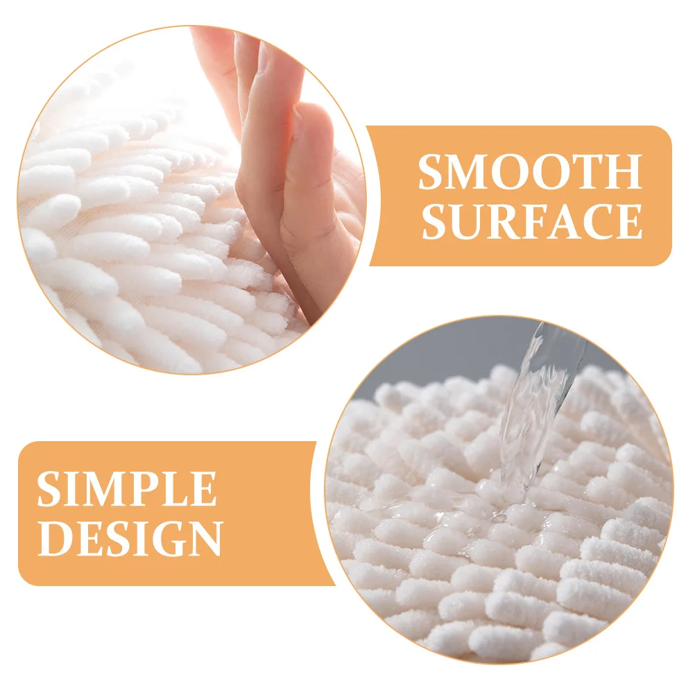 

3pcs Water Absorbent Hand Towel Hanging Chenille Ball Towels For Bathroom Kitchen Wall Mount Drying Towels Home Decor Towel Set
