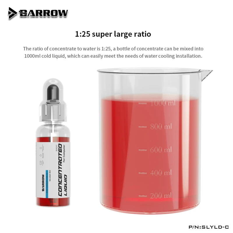 Barrow Water Coolant Colorful Liquid Deionized Thermal Fluid For Computer PC Water Cooling System Refrigeracion Liquid,SLYLD-C