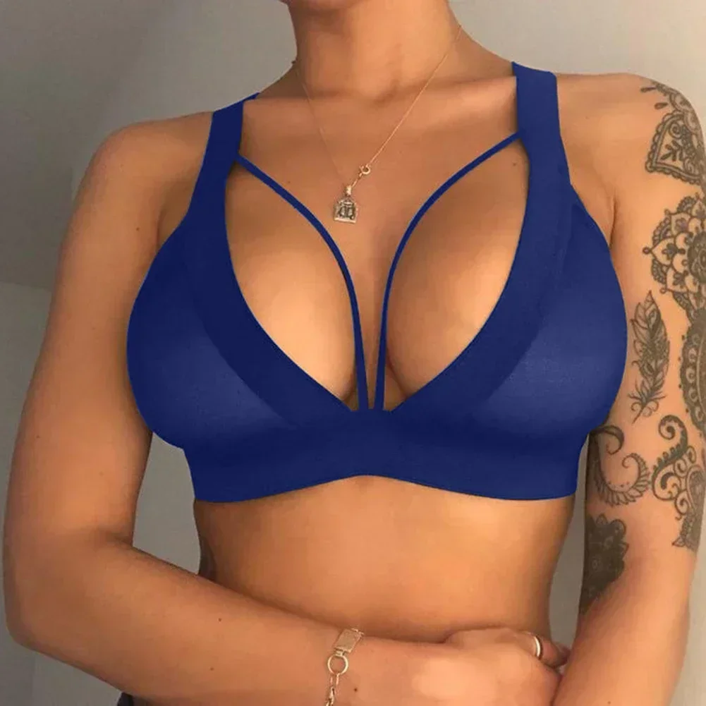 Sexy Dessous Frauen hohl Push-up-BH Sport weste tägliche Unterwäsche kein Stahlring sammeln Brust Kontur BH