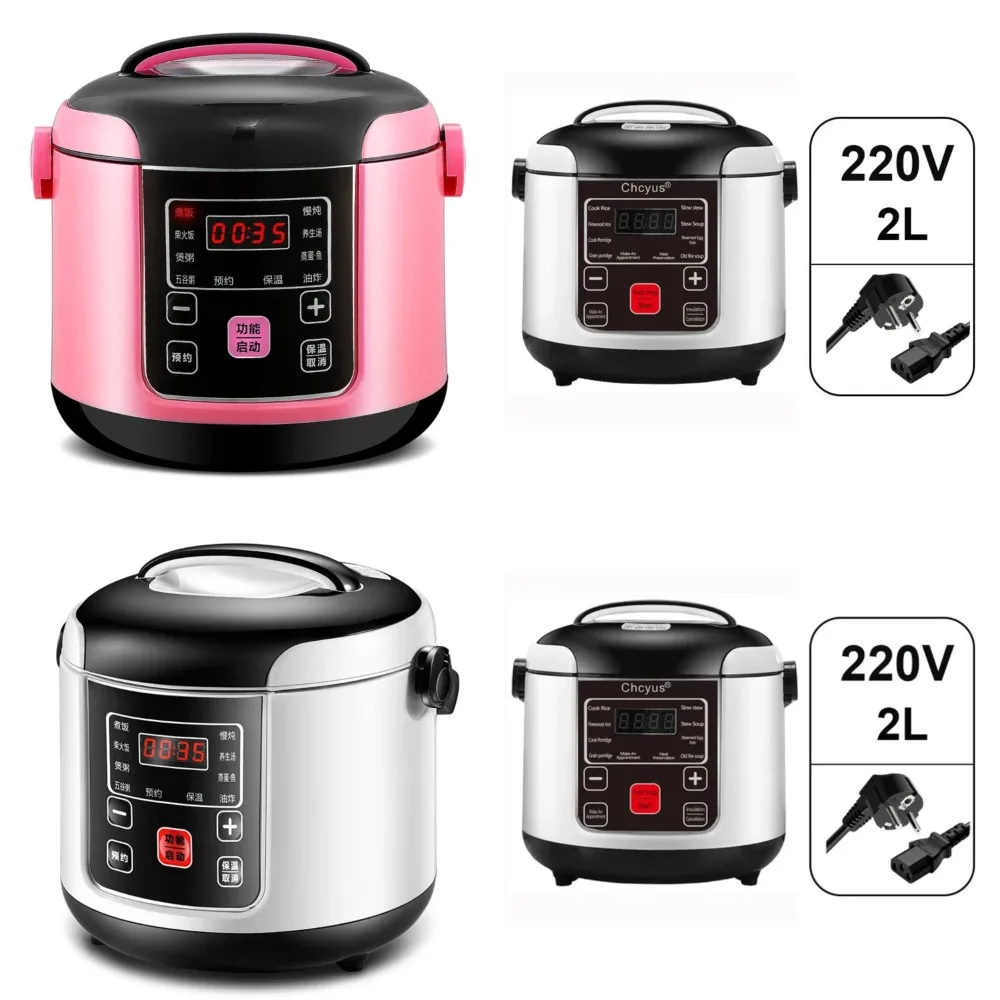 

Efficient and Intelligent 2L Smart Portable Multi-Cooker for Kitchen, Automatic Rice Cooking Machine with Advanced Preservation