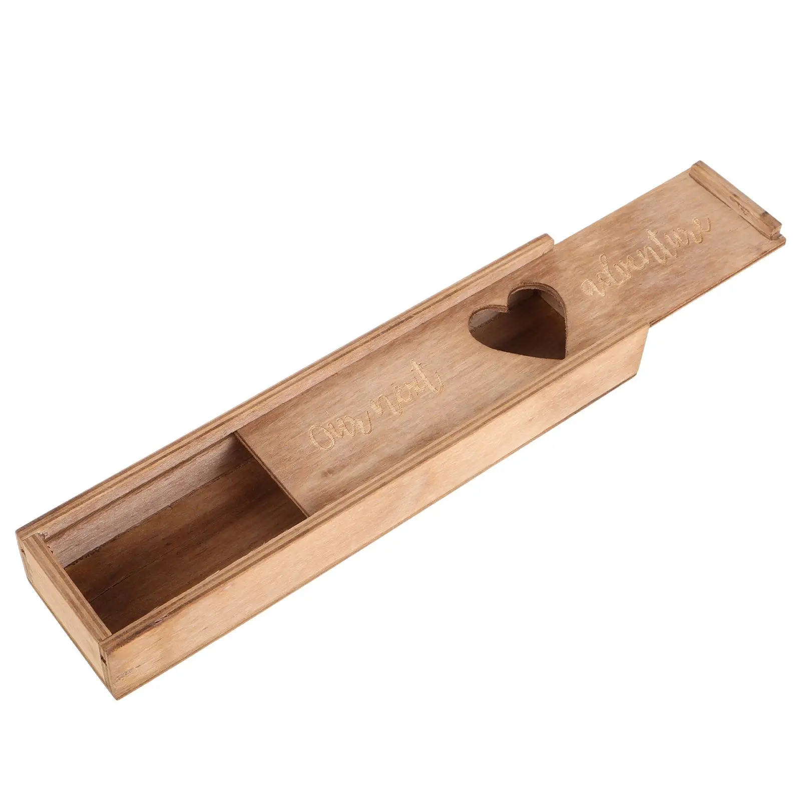 Pregnancy Test Keepsake Box with Lid Decorative Wood Pregnancy Announcement Case Baby Announcement Storage Case Pregnancy Test H