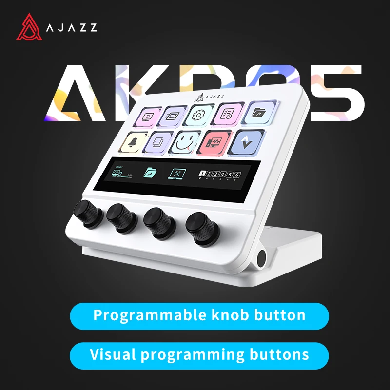Ajazz AKP05E Controller Toetsenbord Visualisatie Programmeringsknop Geïntegreerde Desktop Assistent Zelf Media Creatie/Kantoor