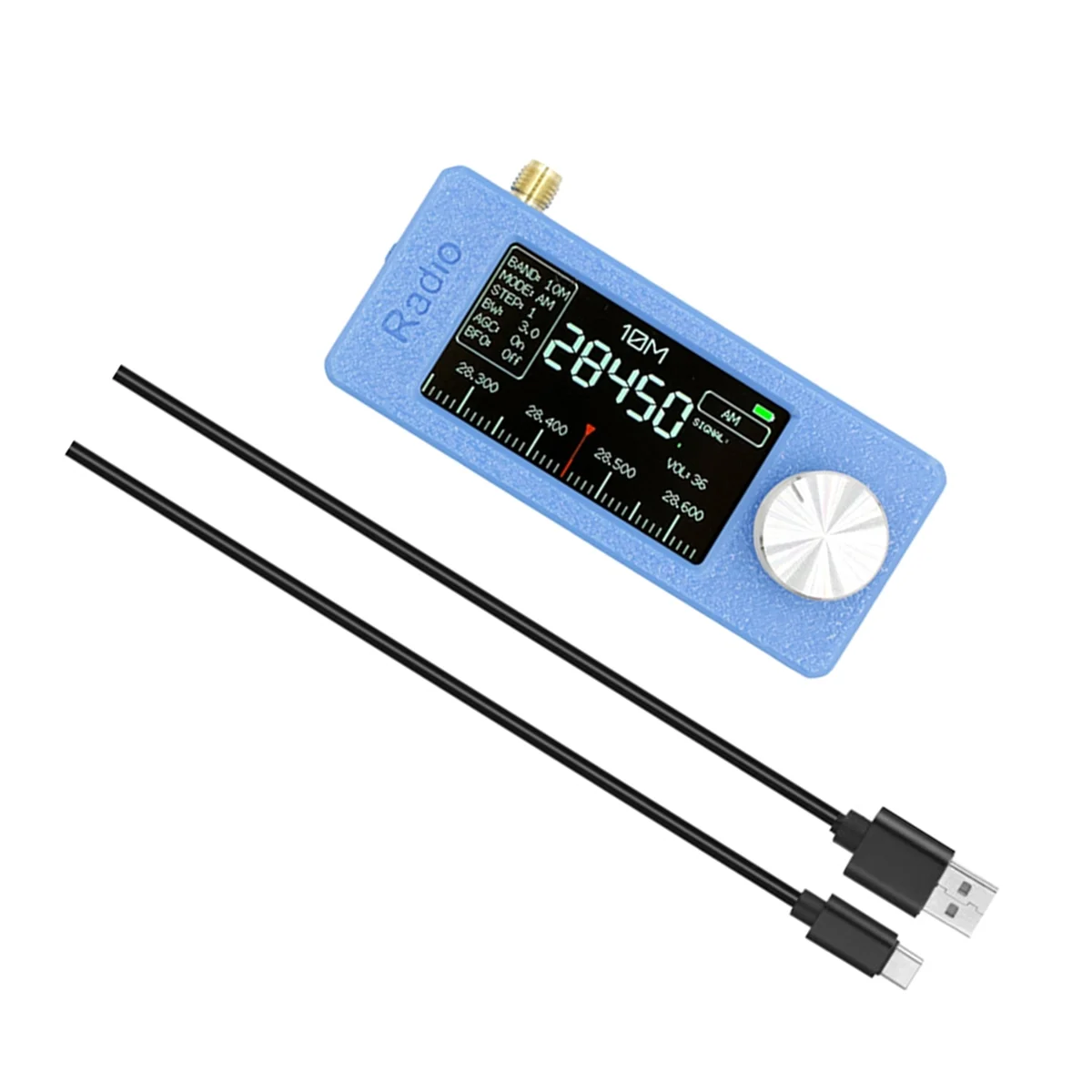 ABJZ Mini SI4732 SMA واجهة هوائي حلقة صغير حجم الجيب راديو استقبال راديو صغير LSB USB AM راديو FM