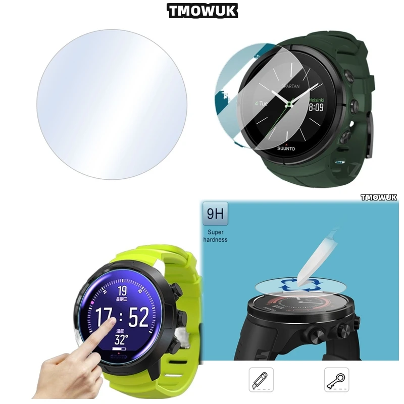 

For Suunto 5 7 9 Peak Pro Race S 45mm 49mm OCEAN Traverse AlphaTempered Glass Screen Protector9H AntiScratchHD Clear