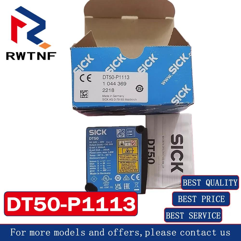 

Brand New Genuine DT50-P1113 SICK Laser rangefinder sensor ,100% original warehouse stock