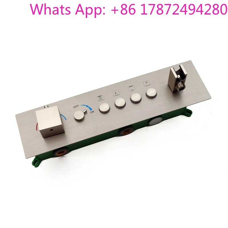 4-Function Concealed Thermostatic Shower Valve Wall Mounted With Water Flow Lever