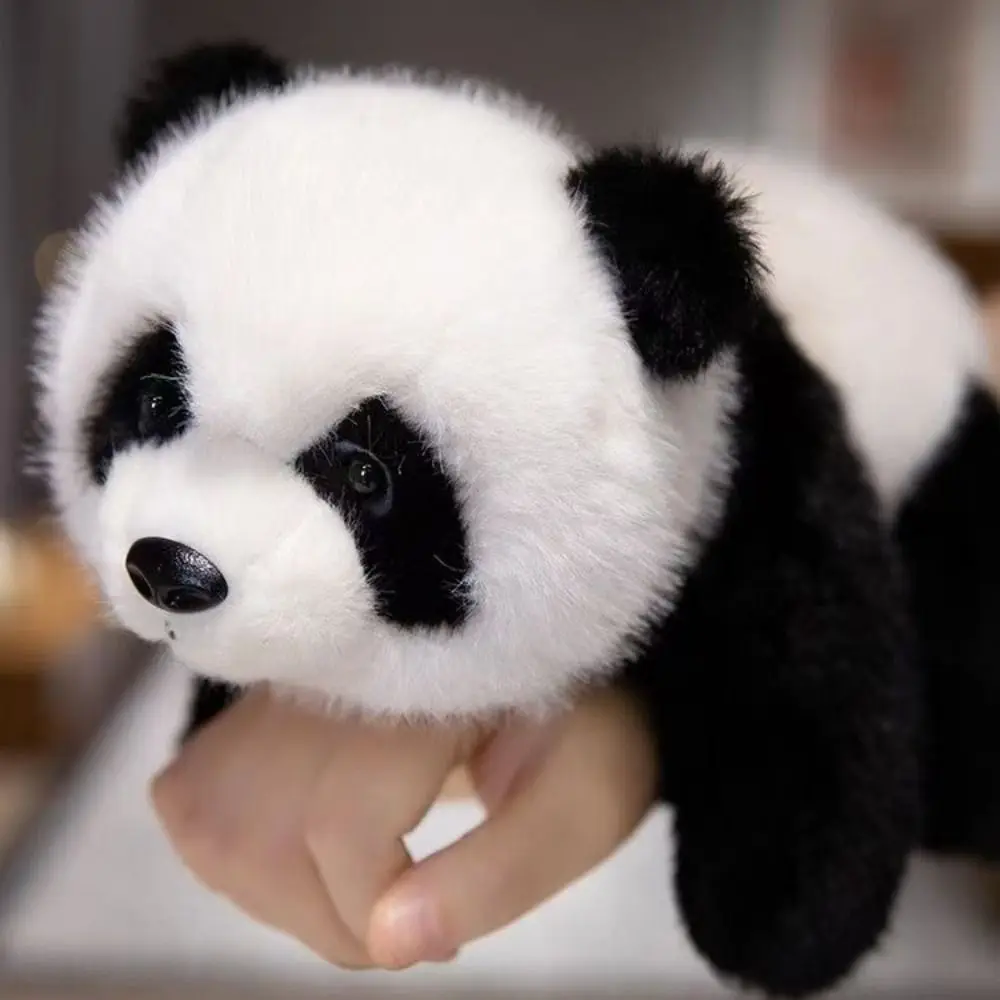 Panda de dibujos animados simulación Animal Hugmotion tecnología Panda peluche lindo Material suave Panda regalos de navidad