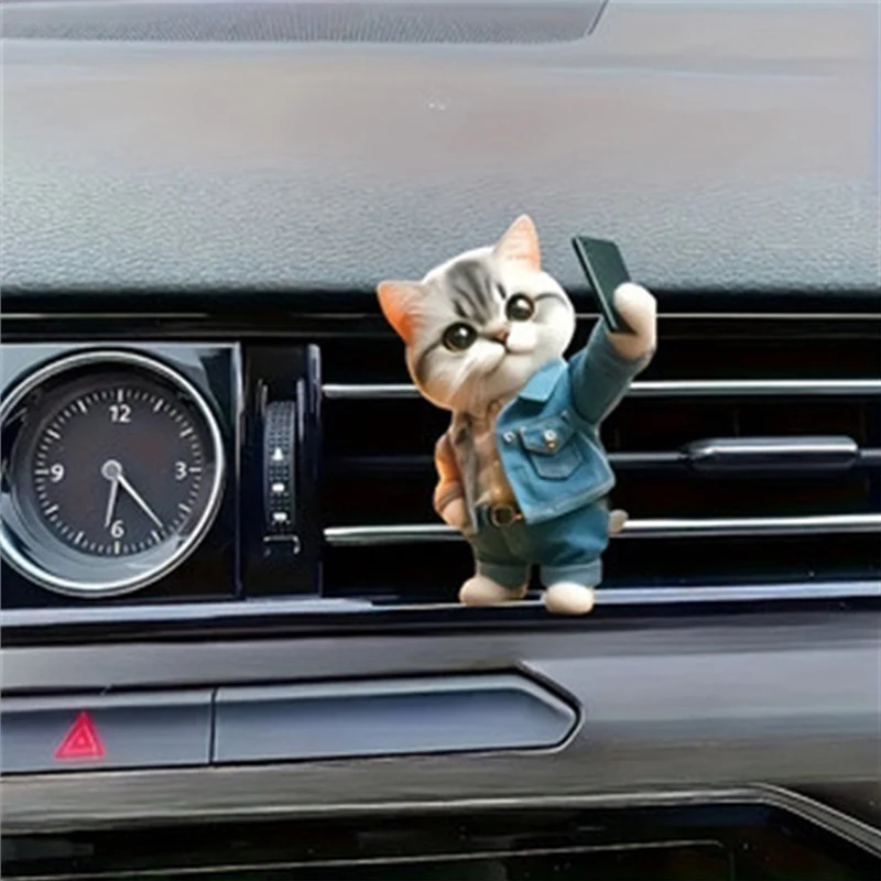 Cute Cat Car Air Freshener Vent Clip
