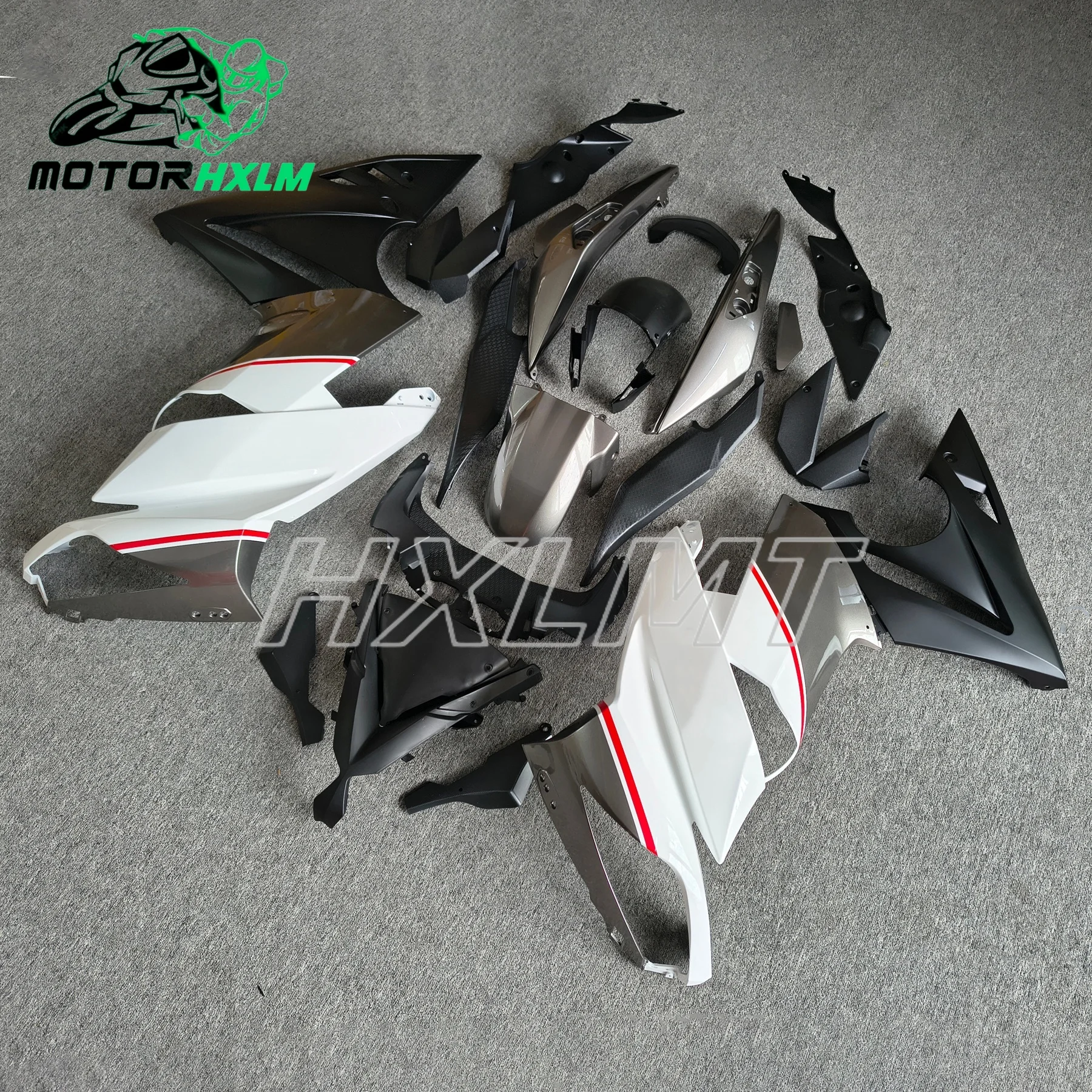 For Ninja 650 ER-6F Motorcycle Rear Tail Side Cover Seat Under Panel Lower Fairing Fit For Kawasaki Ninja650 ER6F 2009 2010 2011