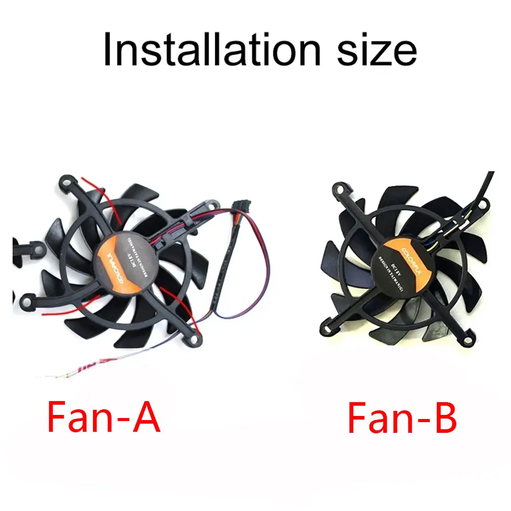 NEW 85MM 4PIN RTX 2060 GPU Fan，For COLORFUL GTX 1650 1660 1660Ti Battle Ax、RTX 2060 2060 SUPER Battle Ax Video Card Cooling Fan