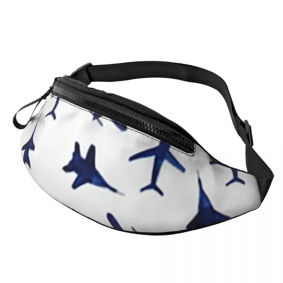 

Случайный узор самолетов, авиационный истребитель, поясная сумка для женщин и мужчин, поясная сумка через плечо для бега, телефон, сумка для денег