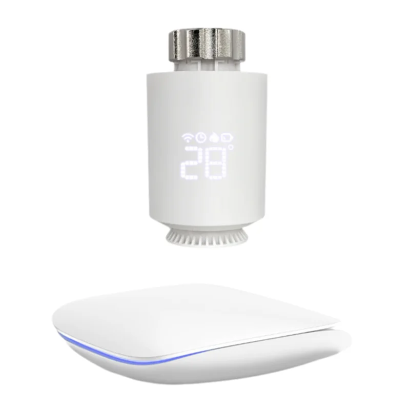 

B15C Smart Zigbee 3.0 термостат радиаторный клапан TRV термостатический привод, совместимый с Alexa Google Home и Алиса