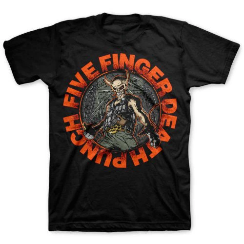 War Soldier Five Finger Death Punch Band T-Shirt Baumwolle Grafik-T-Shirt Herren Damen Sommer Streetwear – Detail 3