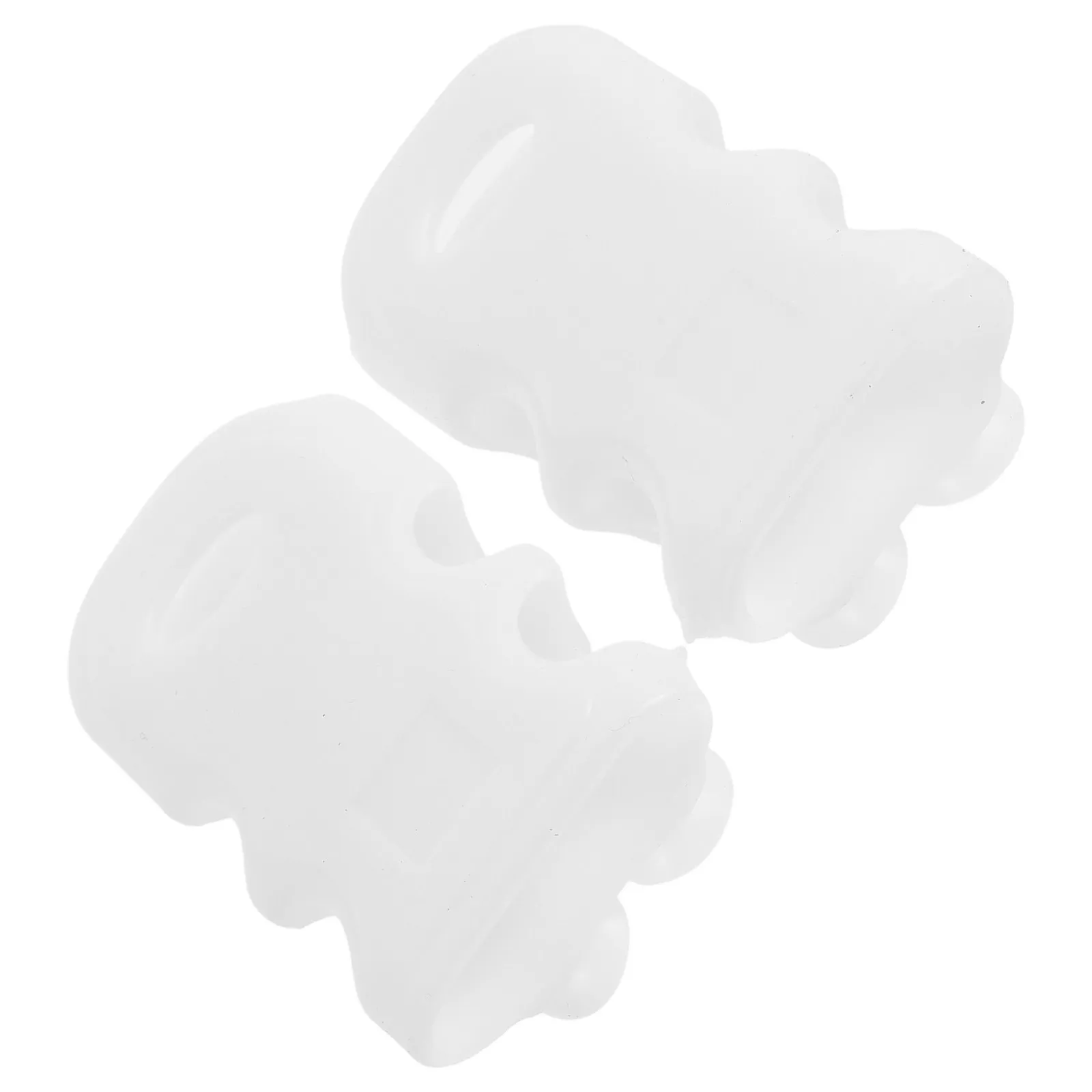 2Pcs Silicone Shower Head Suction Bracket Handheld Shower Holder Non-Drilling Wall Mounted Support for Tiles Glass Surfaces