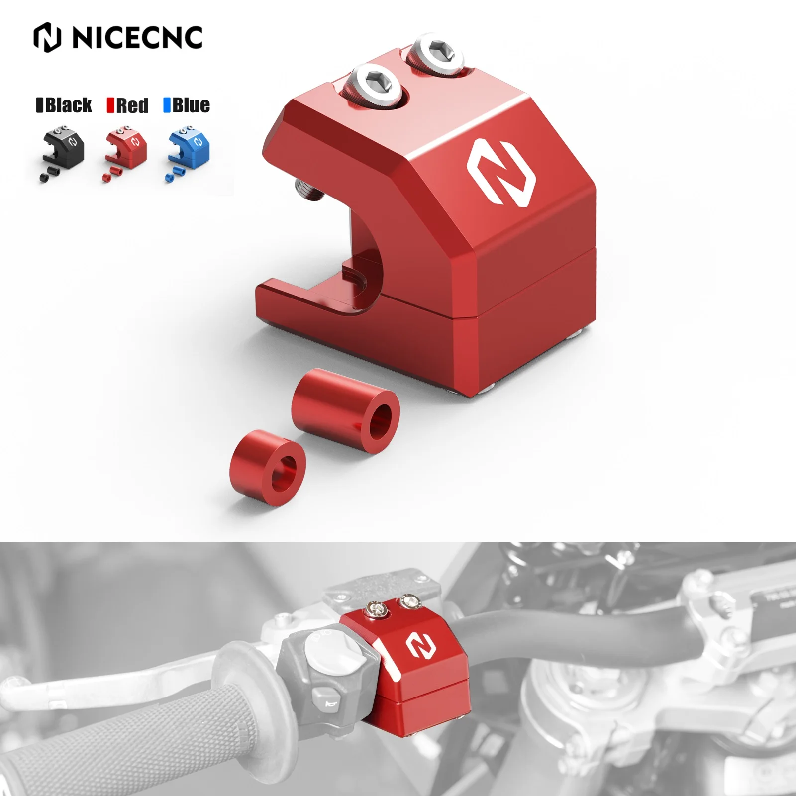 

2025 2024 For GasGas EC300 MC EX EC 300 250 150 125 450F 350F 250F CNC Braktec Front Clutch Master Cylinder Protector Clamp Kit