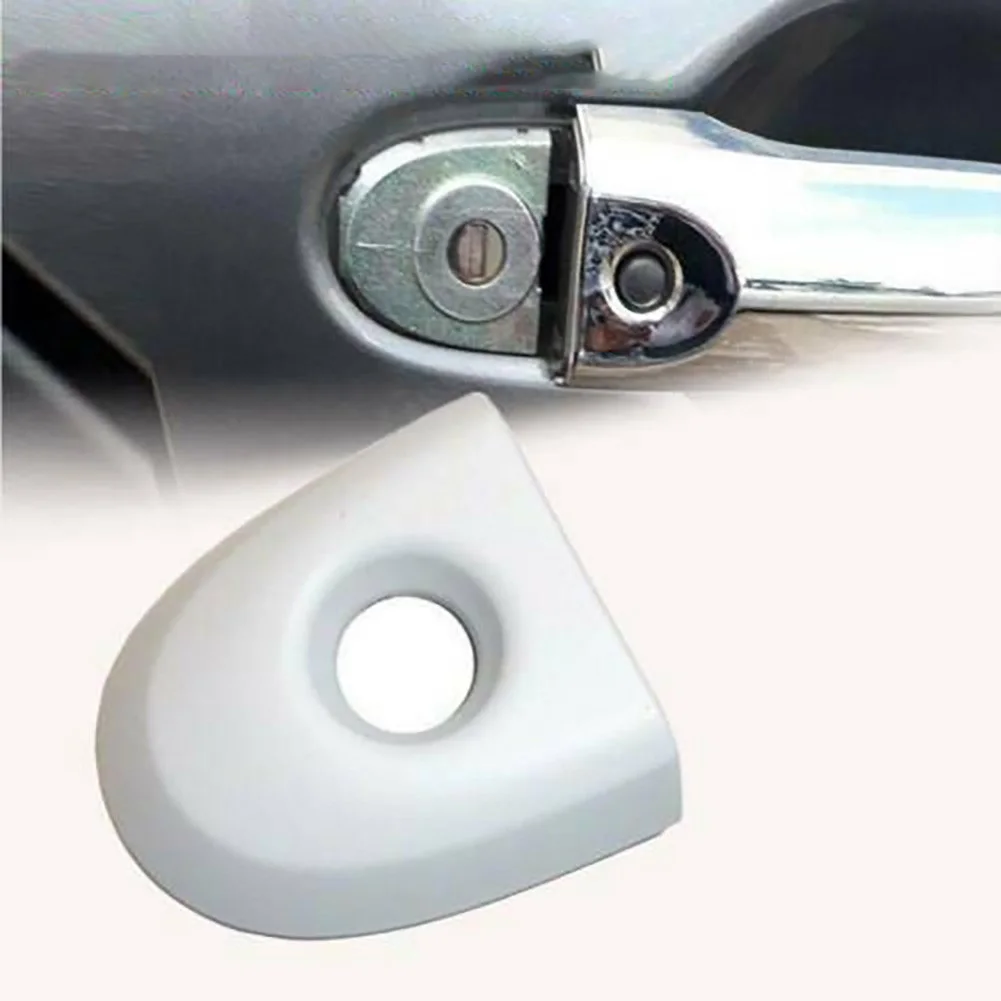

Front Left Door Handle Keyhole Cover 806441KK0D For Nissan Juke Micra K13 White ABS Keyhole Door Lock Cover Car Accessories