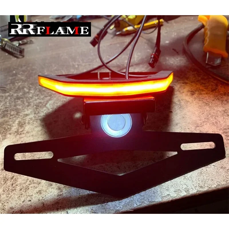 For BMW S1000RR 2020-2023 S1000 RR Motorcycle Rear Tail Light Brake Turn Signals Integrated LED License Bracket