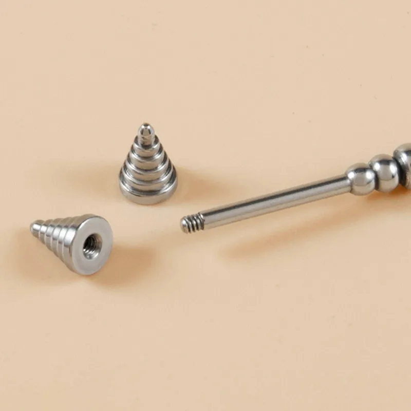 1pc Taper przemysłowe Piercing sztanga kolczyki na chrząstkę długie Ear Stud Helix chirurgiczne pręcik ze stali dla kobiet mężczyzn biżuteria do