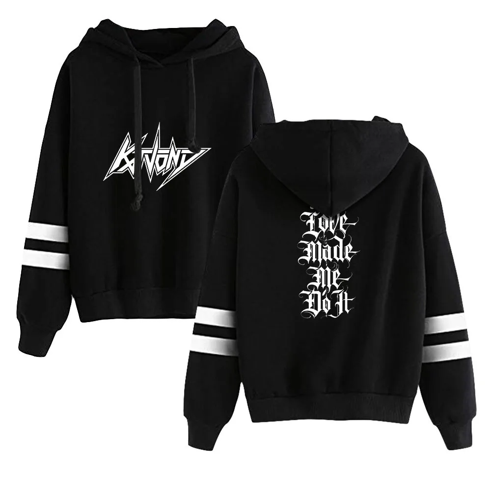 Kat von d Hoodie Unisex Taschen lose Ärmel Sweatshirt Männer Frauen Pullover Harajuku Streetwear Tattoo Retro-Kleidung plus Größe