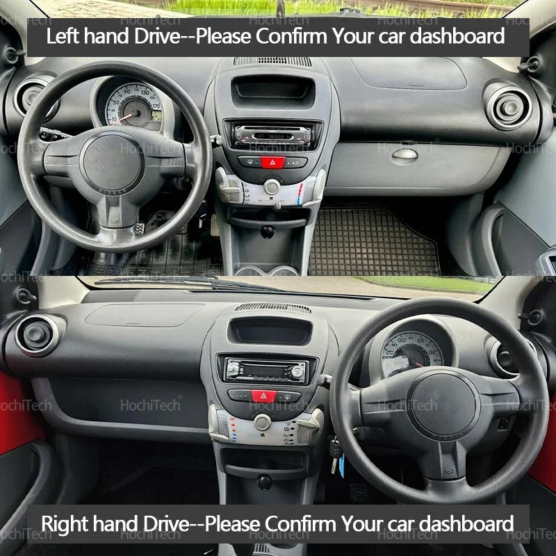 For Citroen C1 2005-2014 06 07 08 09 10 11 12 13 Car Dashboard Cover Dash Board Mat Carpet Pad Sunshade Cape Cushion