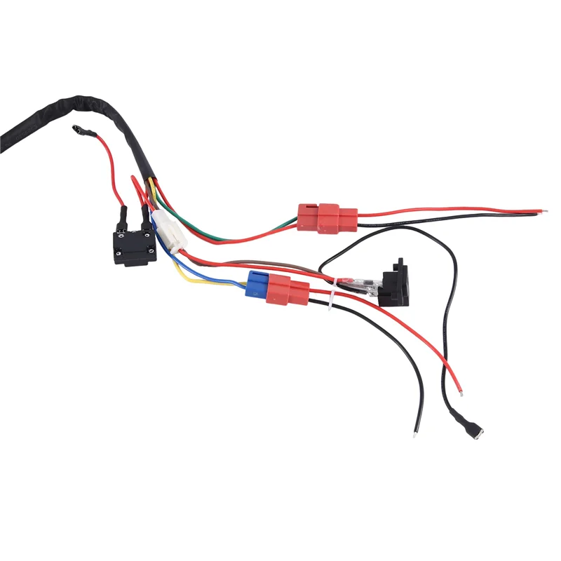 A49K-2X Children Electric Car DIY Modified Wires And Switch Kit, Kids Electric Car 4WD Ride On Toys Accessories Single Line