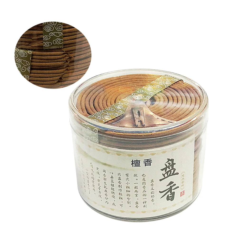 Health Natural Spiral Incense Coils Incense Indoor Fresh Air Aromatherapy Burning Scented Spices Sandalwood