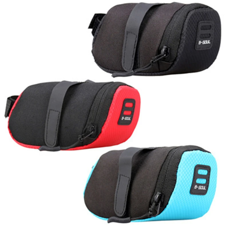 New Bicycle Bag Bike Saddle Bag Cycling Seat Tail Pouch Foldable Seatpost Storage Bag Pannier Backpack Bicycle Accessories 2022