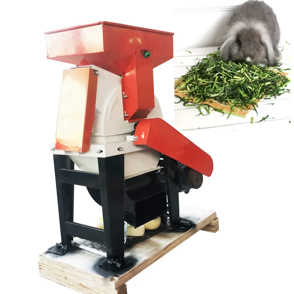 Agricultural Gasoline Engine Fodder Silage Grinder Animal Feed Straw Grass Chopper For Cattle