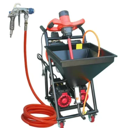Polyurethane Grouting Waterproof Coating Cement Sprayer Dual Air Pump Mortar Painting Putty Spraying Machine