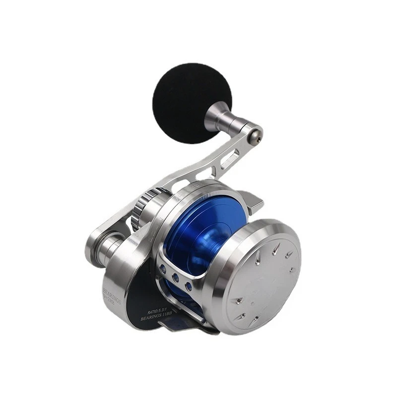 

Wheel full metal slow rolling iron plate steamer sea fishing drum wheel