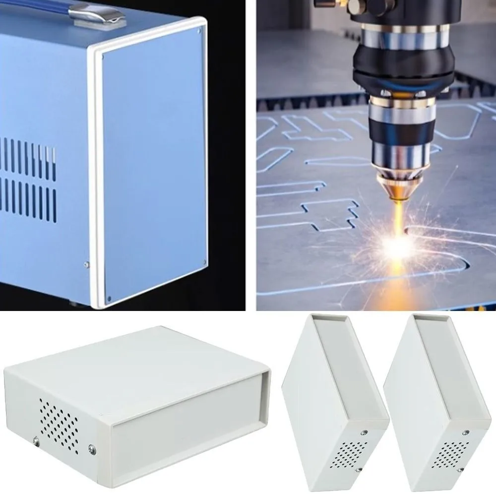 High Quality 3 Sizes Enclosure Project Case Plastic&Iron Grey DIY Junction Box Outdoor Indoor Housing Box