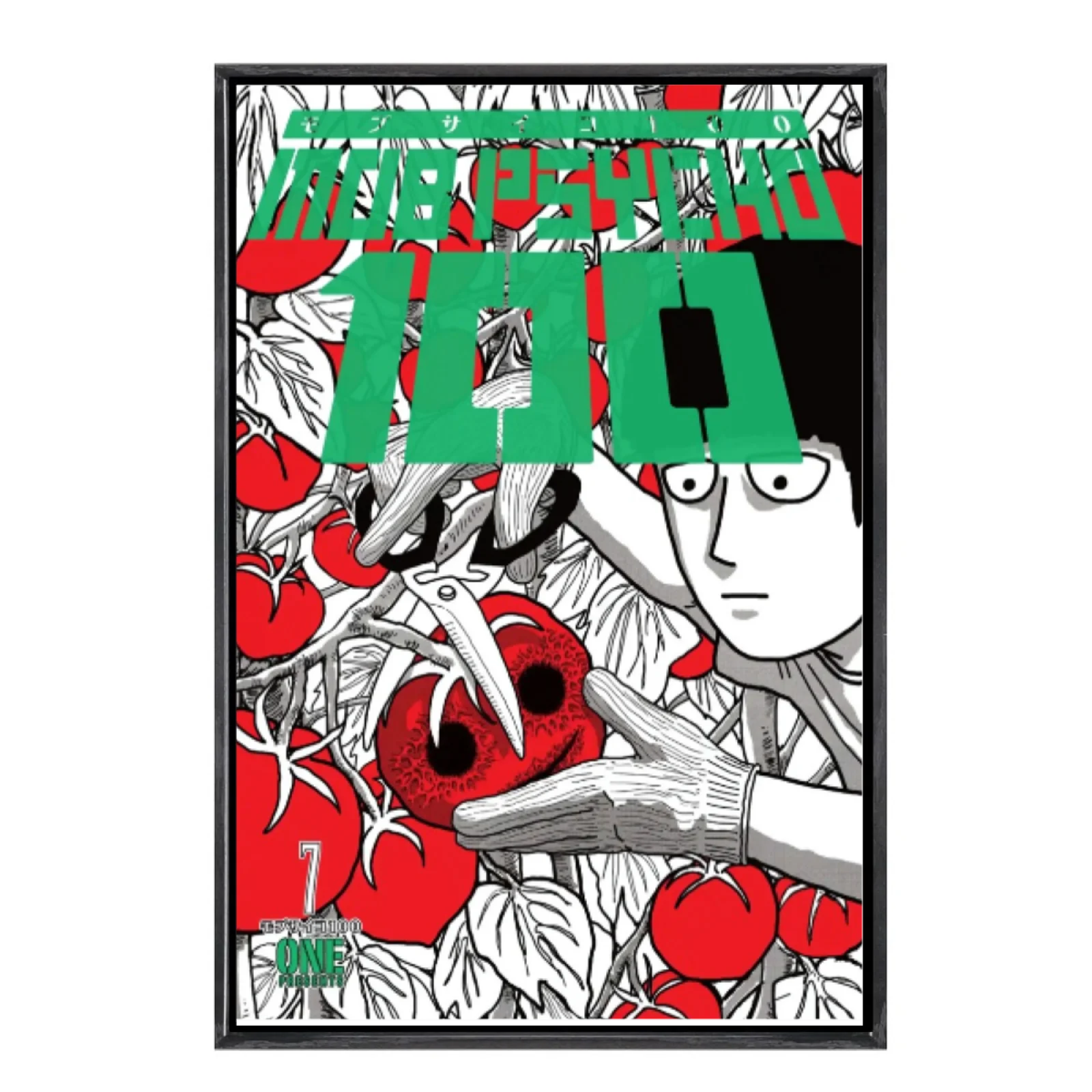 

Japanese Manga Multi-Size Canvas Poster Double Framed Wall Art,Mob Psycho 100 Home Decor