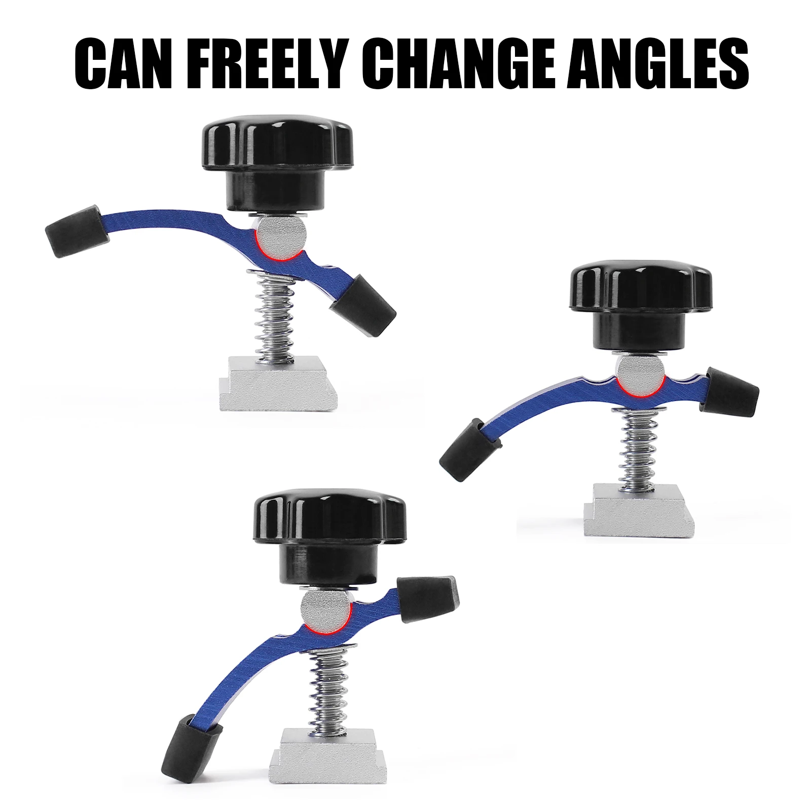 1/2 قطعة T المسار اضغط باستمرار المشبك ، قطع مزدوج الشخصي العالمي T-المسار المشبك ، النجارة t فتحة المشبك لأجهزة التوجيه الحفر المكابس