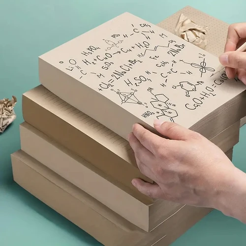 학생용 500 시트 초안 종이, 수학 공백 그리드 렌더링 체크 종이, 그림책 도트 매트릭스 노트북 아트 