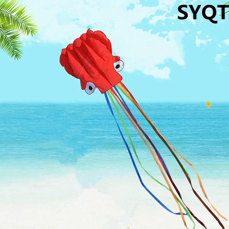 Gratis Verzending 3M Octopus Vlieger Speelgoed Voor Kinderen Vliegers Lijn Professionele Wind Vliegers Fabriek Volwassenen Kitesurf Koi