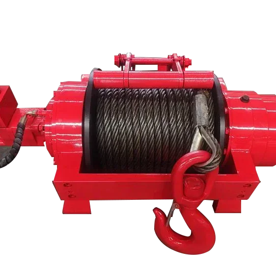 China Factory 8 tons Hydraulic Winch 10/ 15/ 20/ 25/ 30 tons  for crane truck  Professional winch production