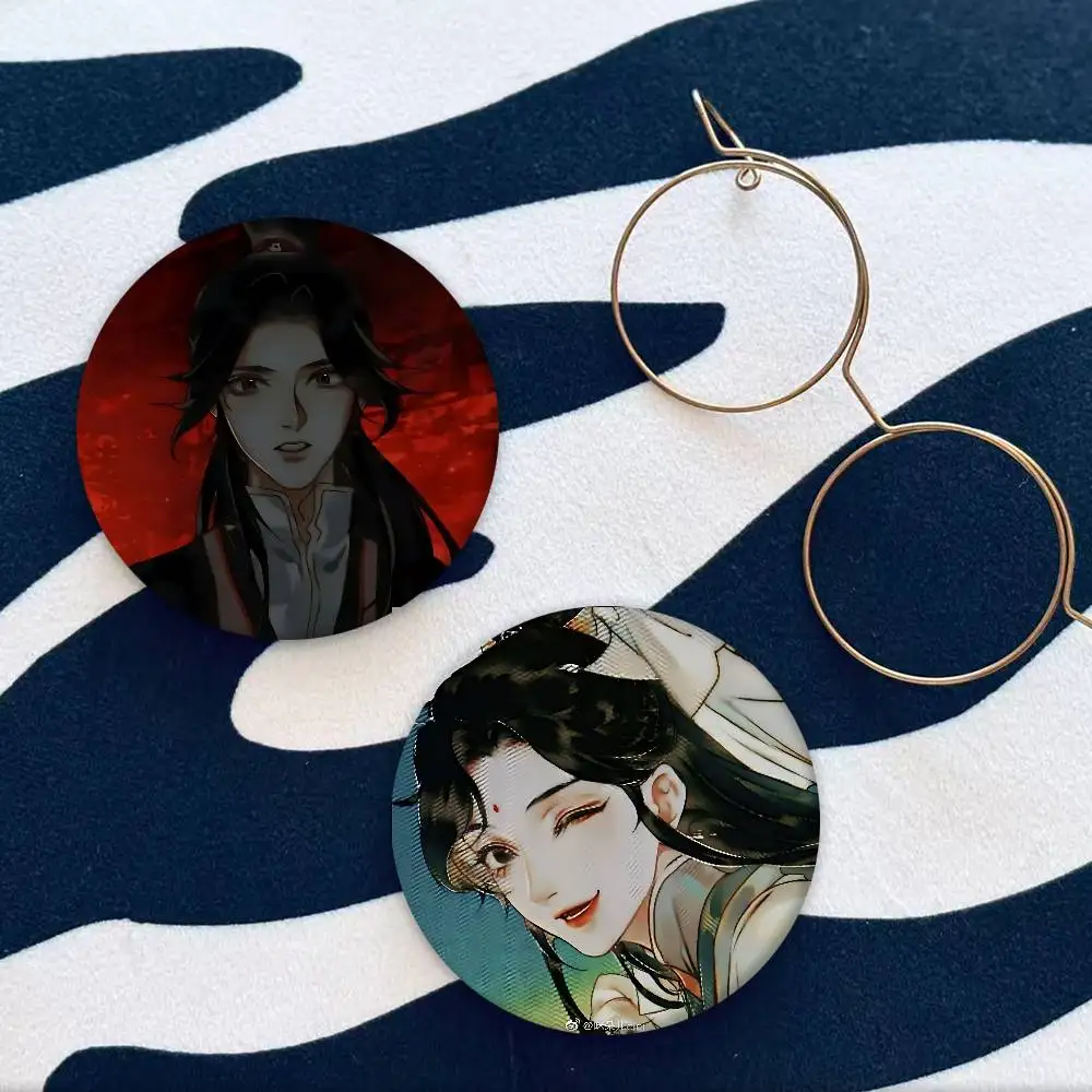 Anime Heaven Official's Blessing Badges Creative Tinplate Pins Funny Badge Metal Brooch For Bag Clothes Hat Decor Jewelry Gifts