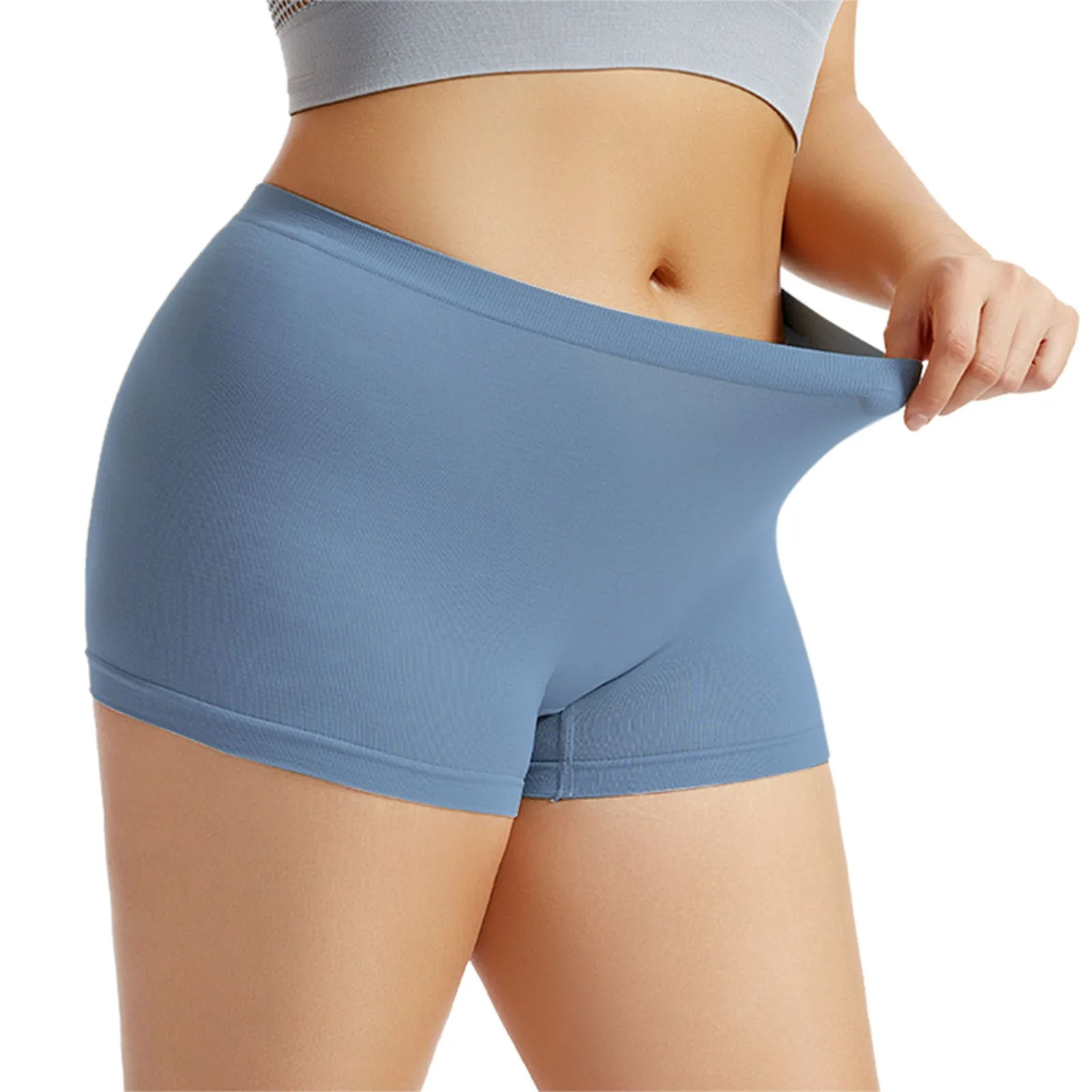 Womens Boyshorts Underwear Seamless Full Coverage Soft Stretch Boxer Seamless Cotton Underwear Womens Women New Years Eve Outfit