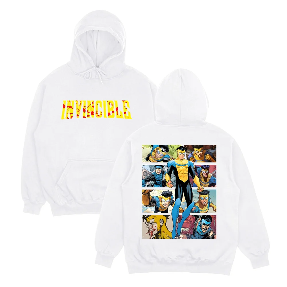 Invincible Hoodies Invincible Mark Superhero Unisex Sweatshirt Omni-Man Invincible Clothes Perfect Gift for Comic Lover Pullover