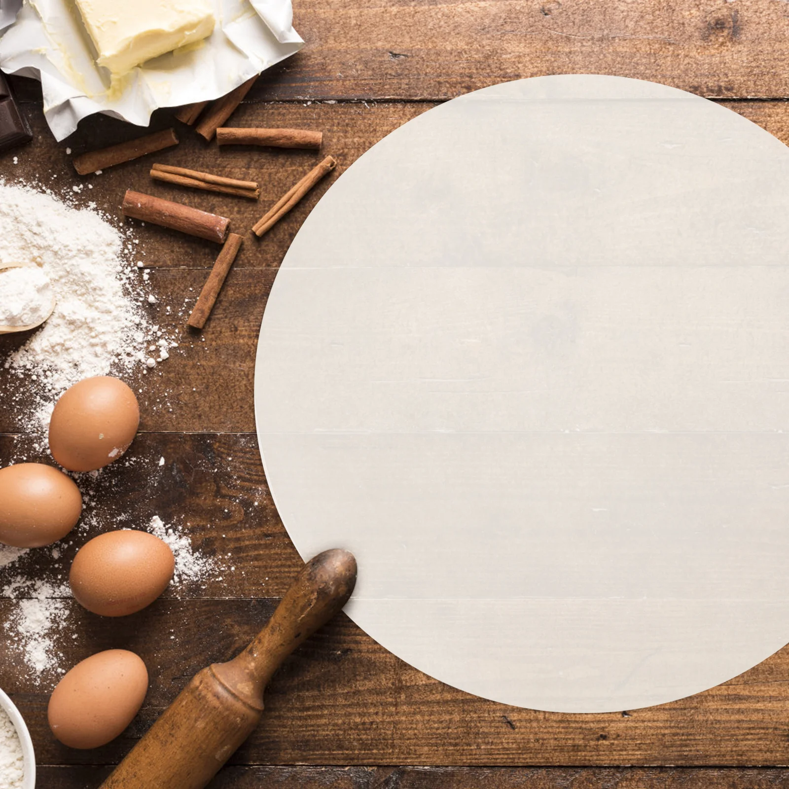 500Pcs Non-Stick Parchment Paper Kitchen Baking Sheets Oil Proof Waterproof Cake Cookie Baking Cooking Supplies