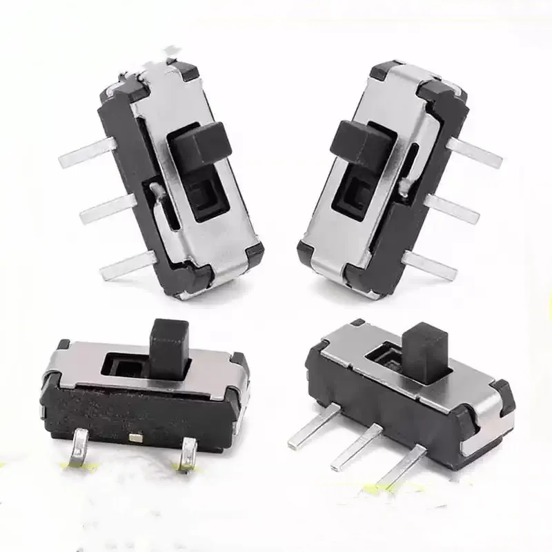 100PCS DIP / SMD MSS22D18G2 Slide Switch, Actuator Length 2/3/4/5mm, 6 Pin 2 Position
