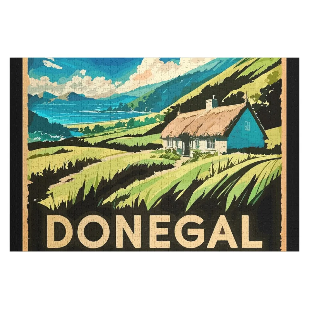 

Деревянный пазл-головоломка «Пейзаж Донегала: Домик у моря» для детей и взрослых