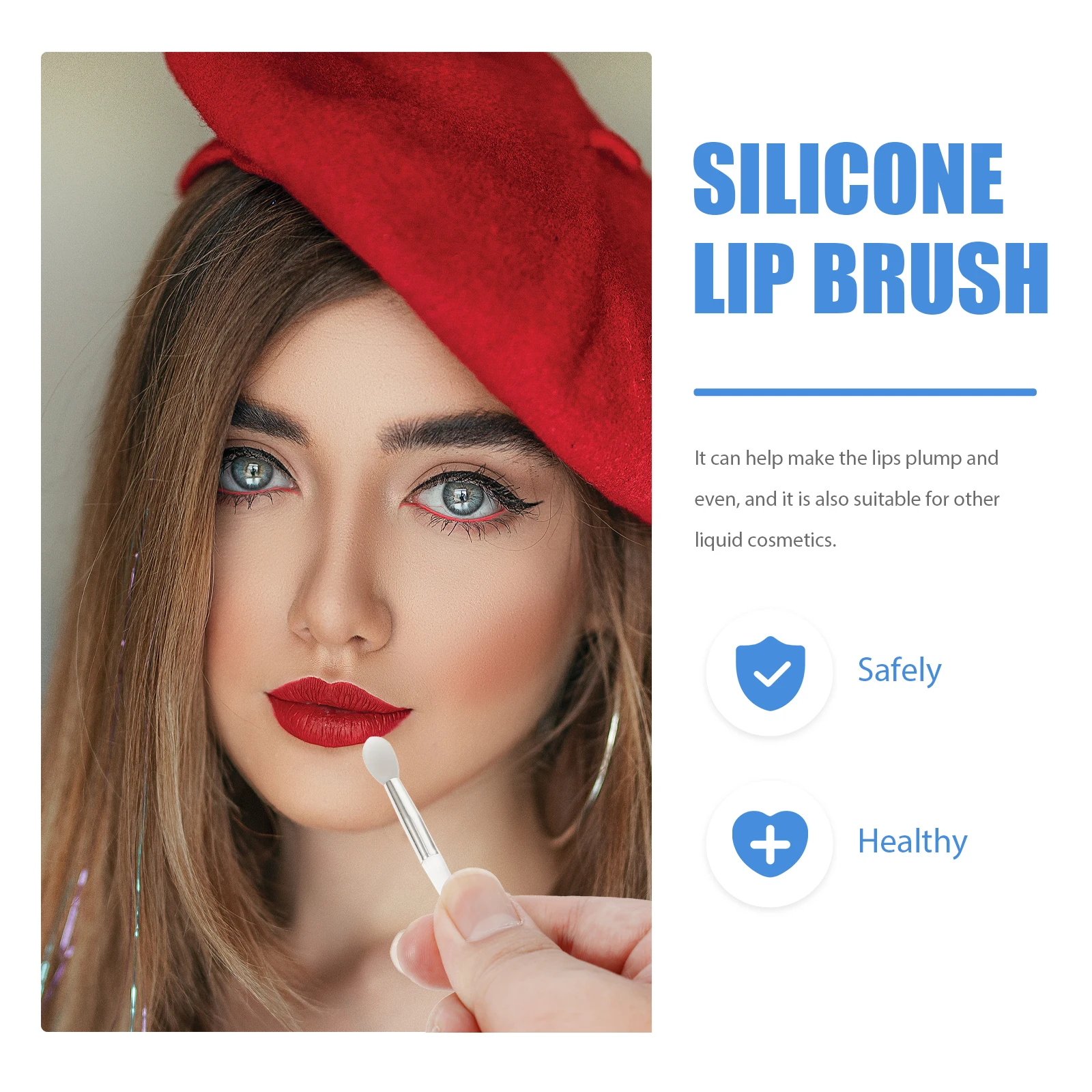 

12 Pcs Lip Mask Silicone Brush for Travel Lipstick Applicator Makeup Silica Gel
